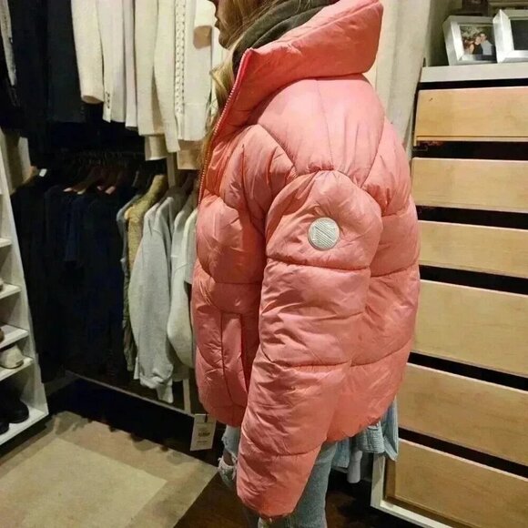 New With Tags - Noize Avalon Pink Puffer Jacket  (vegan) - Picture 4 of 8